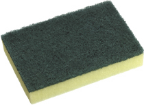 Oates Sponge Scour Green  Yellow 10Pk