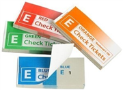 Check Tickets and Raffle Books