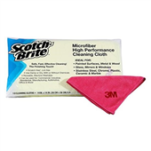 3M Scotch Brite Microfibre Cloth Red 10PK