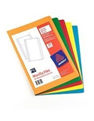 AVERY 88150 MANILLA FOLDERS FOOLSCAP ASSORTED COLOURS PACK 20