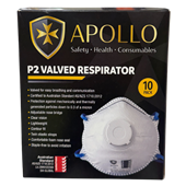 Apollo Mask P2 Valved Respirator 10PK
