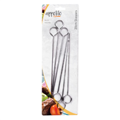 Appetito Chrome Skewers 820cm Set of 6