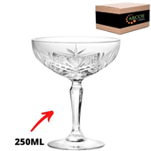 Arcoroc Broadway Coupe Stem Glass 250ml 12CTN