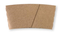 BIOPAK 8OZ KRAFT CUP SLEEVE 100PK