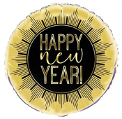 Balloon Foil 18 New Years Roaring 78147 Uninflated