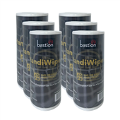 Bastion Handwipe Roll 45m 90 Wipes White 6Carton