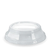 Biopak Biocup Lid Raised Flat No Hole 50pk