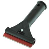 Black Plastic Scraper with Red Cover 94mm