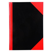 Black and Red Notebook A4 200 Page Gloss Cover