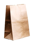 Brown Paper Bag 4 Sos 248X127mm 50 Pack