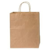 Brown Paper Bag THandle Junior 275X205Cm 250Ctn