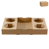 Capri 4 Cup Tray 100CTN