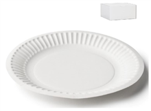 Capri Paper Plate Uncoated 7 175mm 500 Carton