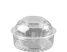 Castaway Clearview Food Bowls 8oz Dome Lid 25Pack
