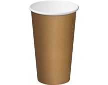 Castaway Cup 16Oz Paper SWall Brown 500Ctn 