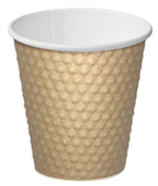 Castaway Cup 8oz Dimple Brown 500Carton