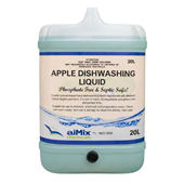 Cleaners Supermarket Dishwashing Sink Liquid Green Apple 20L