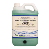 Cleaners Supermarket Dishwashing Sink Liquid Green Apple 5L