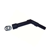 Cleanstar 35mm Bent End Piece with Plastic Hul  Ring