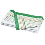 Connoisseur Tea Towels Green Print 3 Pack
