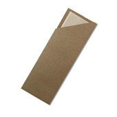 Cutlery Pouch Kraft Bamboo Napkin 1000CTN