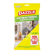 Dazzle Antibacterial Surface Wipes 40PK
