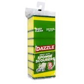 Dazzle Sponge Scourer Heavy Duty 8PK