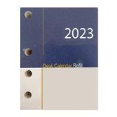 Desk Calendar Refill Side Hole Punched