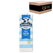 Devondale Long Life Full Cream Milk 1L 10CTN