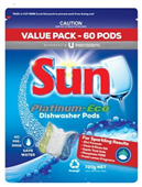 Diversey Sun Platinum Dishwasher Tablets 60CTN