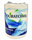 Duratowel Multi Purpose Roll Towel 2 Ply 400 Sheet 6CTN