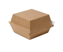 ECO SAVER CARDBOARD KRAFT BURGER BOX 50SLV