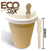 ECOSTIX SHORT STOPPER WOODEN 65MM 200PK