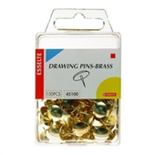 ESSELTE 45100 DRAWING PINS BRASS PACK 150