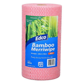 Edco Bamboo Merriwipe Roll Red