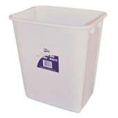 Edco Bin Plastic 10L White