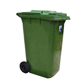 Edco Heavy Duty Bin with Wheels 240L Green