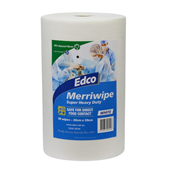 Edco Merriwipe Roll Heavy Duty White 45m