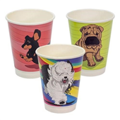 Envirochoice Cup Double Wall 12Oz Dog Series 25 Pack