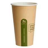 Envirochoice Hot Cup Single Wall 16Oz Kraft 50 Pack