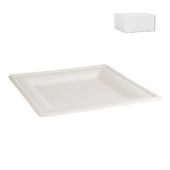 Envirochoice Natural Fibre Square Plate 8 25 Pack 20 Carton