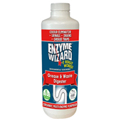 Enzyme Wizard Grease  Waste Digester 1L  Eliminates Odour from Urinals Drains  Grease Traps