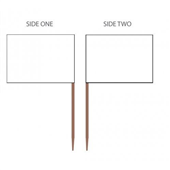 Food Markers Plain White 500pk