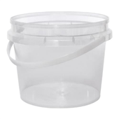 Food Pail Clear 1L Tamper Evident