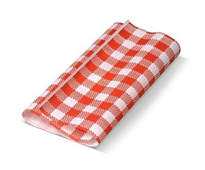 GREENMARK GREASEPROOF PAPER GINGHAM RED 200PK