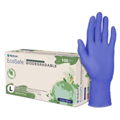 Gloves Nitrile Powder Free Biodegradable Violet Blue Large 1000CTN