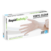 Gloves Vinyl Powder Free Large Clear 1000CTN
