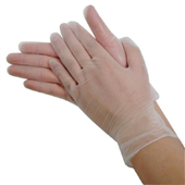 Gloves Vinyl PrePowdered  Large Clear 1000CTN