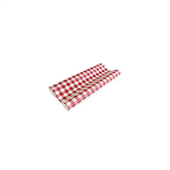 Greaseproof Paper Gingham Red Half 19 x 15cm 400pk