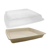 Greenmark Platter Deep 16 With Lid 100CTN